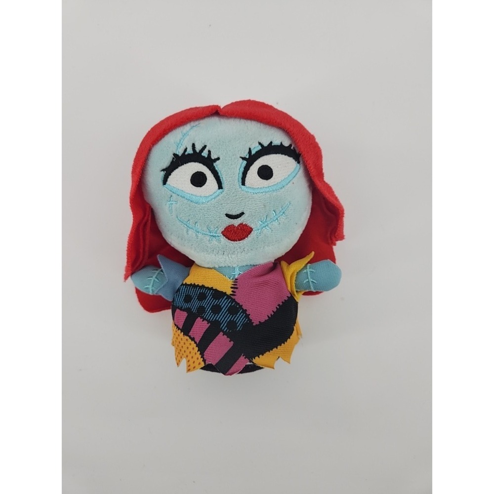 Disney Nightmare Before Christmas Sally Plush Ragdoll Figure Red Hair Patchwork